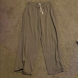 Aerie Tan Soft Wide Leg Pants